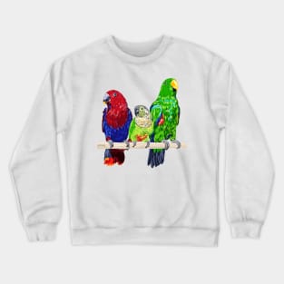 3 Parrots Crewneck Sweatshirt